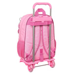 School Rucksack with Wheels Barbie Girl Pink 33 x 42 x 14 cm
