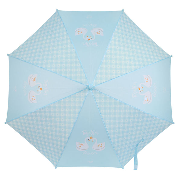 Umbrella Glow Lab Cisnes Blue Ø 86 cm