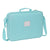 School Satchel Moos Butterflies Light Blue 38 x 28 x 6 cm