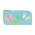 School Case Moos Butterflies Light Blue 23 x 11 x 1 cm