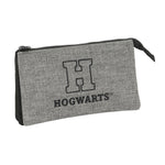 Double Carry-all Harry Potter House of champions Black Grey 22 x 12 x 3 cm