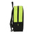 School Bag Real Betis Balompié Black Lime 22 x 27 x 10 cm