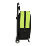 School Rucksack with Wheels Real Betis Balompié Black Lime 22 x 27 x 10 cm
