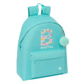 School Bag Benetton Letter Green 33 x 42 x 15 cm