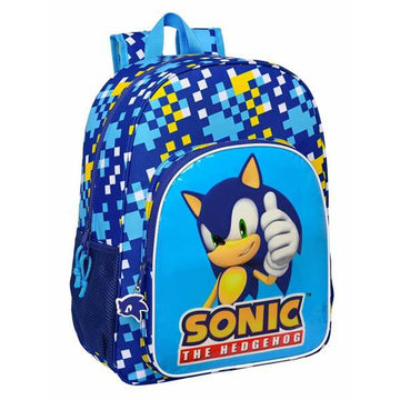 School Bag Sonic 33 x 42 x 14 cm Blue