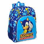School Bag Sonic Speed 33 x 42 x 14 cm Blue 14 L