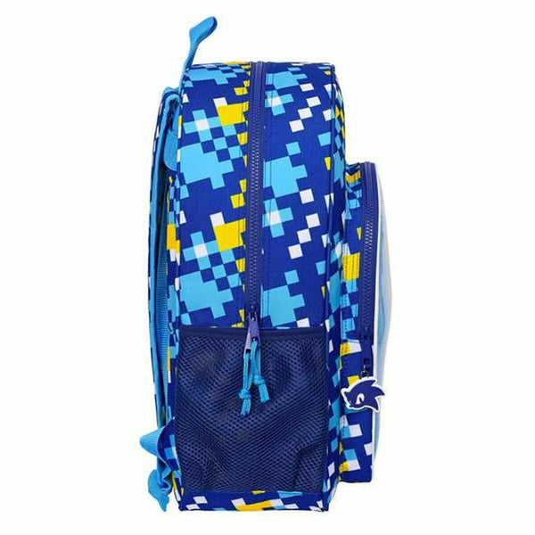 School Bag Sonic Speed 33 x 42 x 14 cm Blue 14 L