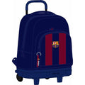 School Rucksack with Wheels Safta Red Navy Blue 33 x 45 x 22 cm