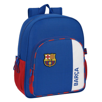 School Bag F.C. Barcelona Blue Maroon 32 X 38 X 12 cm