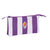 Double Carry-all Real Valladolid C.F. Purple 22 x 12 x 3 cm