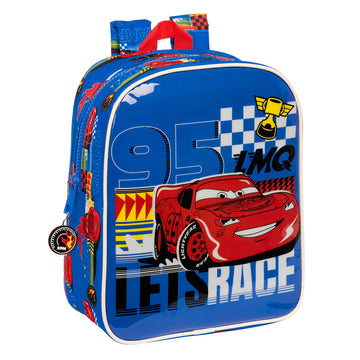 Child bag Cars Race ready Blue 22 x 27 x 10 cm