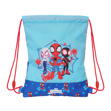 Backpack with Strings Spidey Blue 26 x 34 x 1 cm