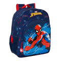 School Bag Spider-Man Neon Navy Blue 32 X 38 X 12 cm