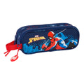 Double Carry-all Spider-Man Neon Navy Blue 21 x 8 x 6 cm