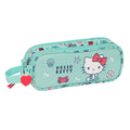 Double Carry-all Hello Kitty Sea lovers Turquoise 21 x 8 x 6 cm