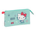 Double Carry-all Hello Kitty Sea lovers Turquoise 22 x 12 x 3 cm