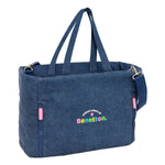 Bag Benetton Denim Blue 40 x 31 x 17 cm