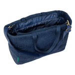 Bag Benetton Denim Blue 40 x 31 x 17 cm