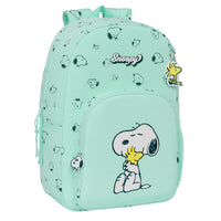 School Bag Snoopy Groovy Green 30 x 46 x 14 cm