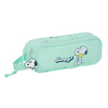 Double Carry-all Snoopy Groovy Green 21 x 8 x 6 cm