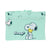 School Case Snoopy Groovy Green 23 x 16 x 3 cm