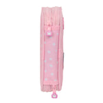 Double Pencil Case Glow Lab Sweet home Pink 12.5 x 19.5 x 4 cm (28 Pieces)