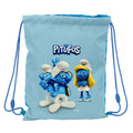 Backpack with Strings Los Pitufos Blue Sky blue 26 x 34 x 1 cm