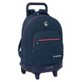 School Rucksack with Wheels El Ganso Classic Navy Blue 33 X 45 X 22 cm