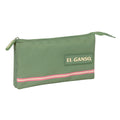 Triple Carry-all El Ganso Green 22 x 12 x 3 cm