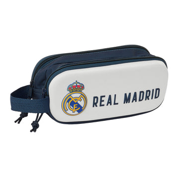 Holdall Real Madrid C.F. White Navy Blue 21 x 8 x 6 cm