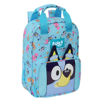 School Bag Bluey Sky blue 20 x 28 x 8 cm