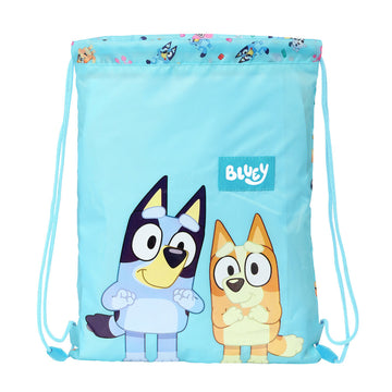 Backpack with Strings Bluey Sky blue 26 x 34 x 1 cm