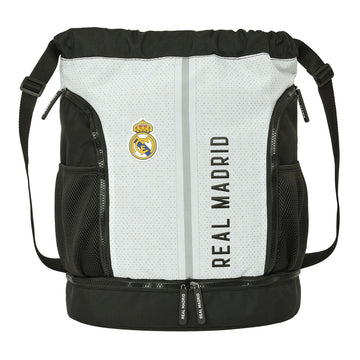 Child's Backpack Bag Real Madrid C.F. 24/25 White Grey 35 x 40 x 1 cm