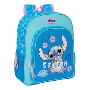 School Bag Lilo & Stitch Hawaii Blue 32 x 38 x 12 cm