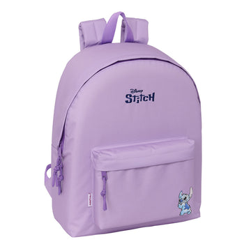 School Bag Stitch Sweet Blue Lilac 33 x 42 x 15 cm