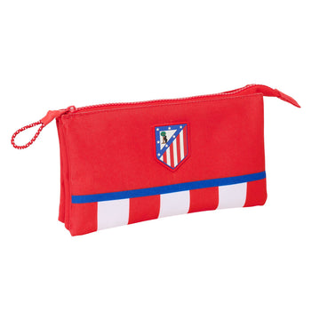 Triple Carry-all Atlético Madrid Red 22 x 12 x 3 cm