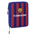 Double Pencil Case F.C. Barcelona 24/25 Maroon Navy Blue