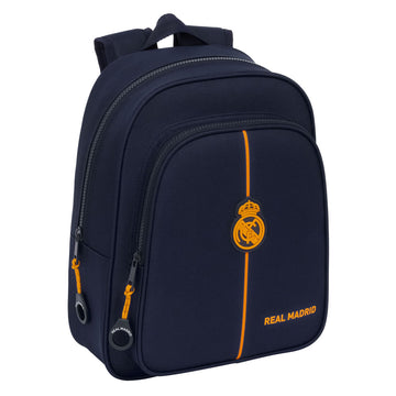 School Bag Real Madrid C.F. 2nd Kit 24/25 Navy Blue 27 x 33 x 10 cm