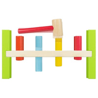 Wooden Game Woomax Bench Hammer (10 pcs)