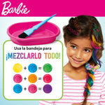 Hair Dressing Set Barbie Rainbow Tie Hair with highlights Multicolour