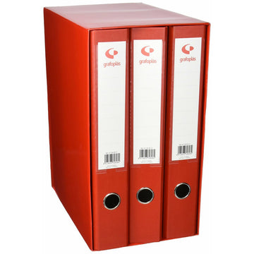 Lever Arch File Grafoplas Modular Red 35 x 29 x 18 cm