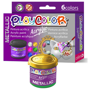 Tempera Playcolor 20221 Multicolour 40 ml (6 Units)