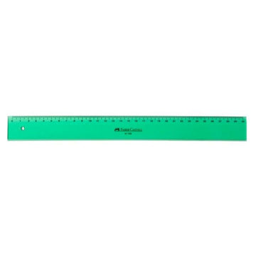 Ruler Faber-Castell 814 Green Plastic