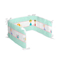 Cot protector HappyFriday Mr Fox Pumpkin Multicolour 210 x 40 cm