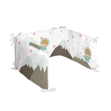 Cot protector HappyFriday Happynois Skymo day Multicolour 210 x 40 cm
