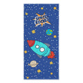 Bath towel HappyFriday Mr Fox Space Rocket Multicolour 70 x 150 cm