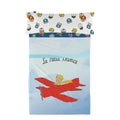 Bedding set HappyFriday Le Petit Prince Son avion Multicolour Single 2 Pieces