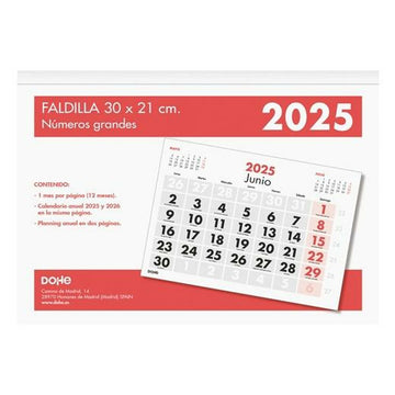 Desktop Calendar DOHE Multicolour 30 x 21 cm 2025