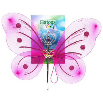 Fairy Wings 41 x 49 cm Fuchsia Purple Multicolour Fantasy