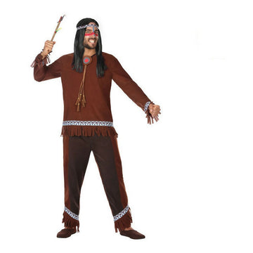 Costume for Adults Brown American Indian (2 Pieces)